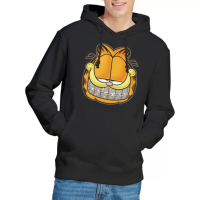 Garfield Nice Grill Hoodie S-2XL, schwarz