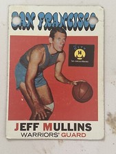 Jeff Mullins San Francisco Warriors 1971-72 Topps Basketball #115