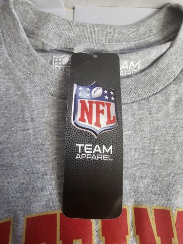San Francisco 49ers NFL Team Apparel Gray Graphic T-Shirt Men's Size M New with - Picture 4 of 6