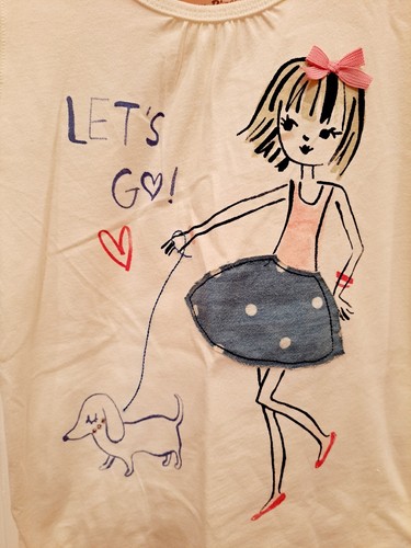 Oshkosh Girls Size 7 Top, Size 6 Bottoms, Outfit Set NWOT Dog - Picture 3 of 7