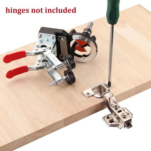 35 mm Woodworking Jig Door Hinge Hole Opener Guide Locator Wood Punch Drilling - Picture 11 of 16