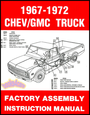 Chevrolet GMC Truck Werkstatt-Handbuch Pickup Restaurierung C10 C20 1967-1972