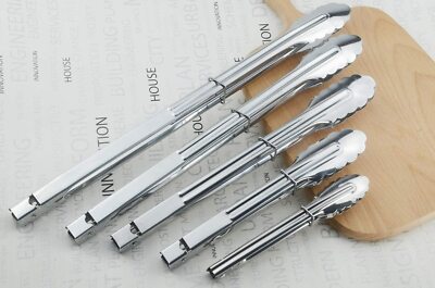 Stainless Steel Utility Food Tongs Set Kitchen Tongs for Cooking and Serving
