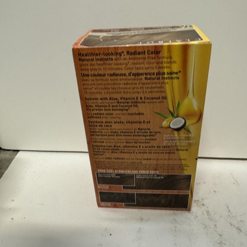 Clairol Natural Instincts Hair Color 7A Former 10 Dark Cool Blonde HTF - Picture 2 of 2