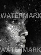 Digital Image Picture Black & White Woman Portrait Photograph Art Wallpaper 