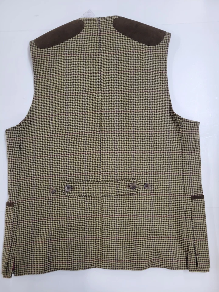 Chaleco de tiro Laksen Sporting para hombre Ainsley de lana escocesa tweed talla 4XL NUEVO NUEVO CON ETIQUETAS Foto 2 de 4