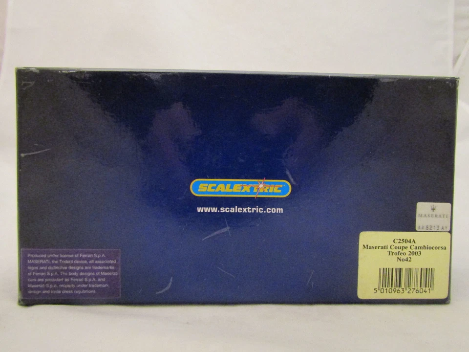 VOITURE 1/32 MASERATI COUPE CAMBIOCORSA TROFEO 2003 - SCALEXTRIC - Photo 3/4