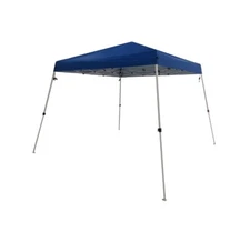 Ozark Trail 10x10 Instant Slant Leg Canopy Cover Blue 50+ UV Protection Cooling