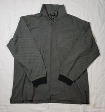Van Heusen Long Sleeve Pullover Shirt Button-up Collar Size XL