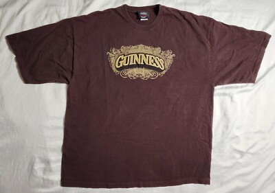Guinness T-Shirt Mens 3XL Color Brown Dublin Ireland 1759
