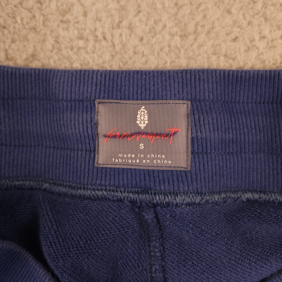 Шорты женские Free People Movement маленькие синие шорты с вырезом без застежек повседневные - Изображение 3 из 4