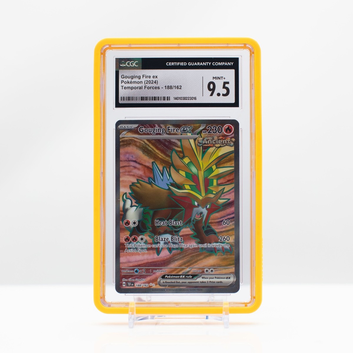 ファイアーex[024/082] 2024 Pokémon Gouging Fire ex Holo #188 