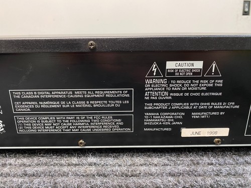Yamaha CDC-765 5 Disc CD Compact Disc - Picture 11 of 15