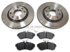 DISCHI E PASTIGLIE FRENO ANTERIORI CITROEN C3 1.4 1.6 HDi VTR 02-10 CONTROLLO PASTIGLIE ANTERIORI 