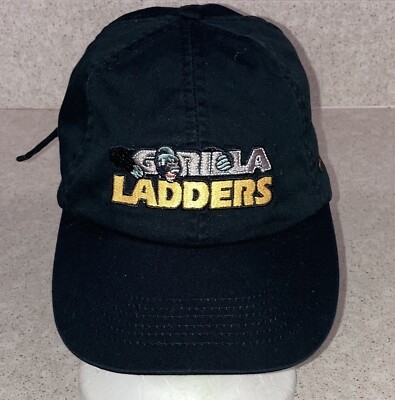Gorilla Ladders Black Adjustable Strap Baseball Hat