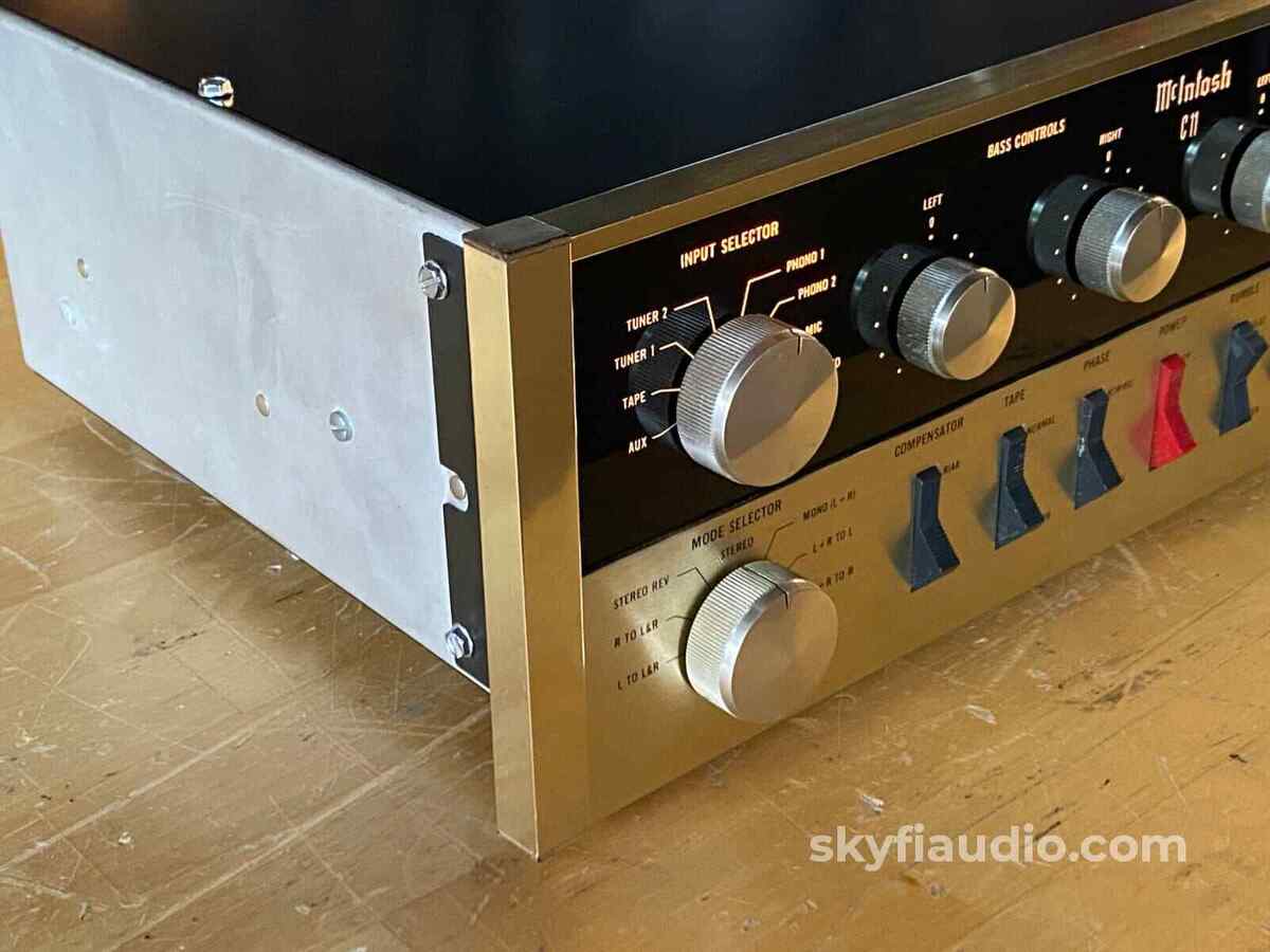 McIntosh C11 Vintage All Tube Preamplifier From ABKCO Music McIntosh C11 Vintage All Tube Preamplifier From ABKCO Music
