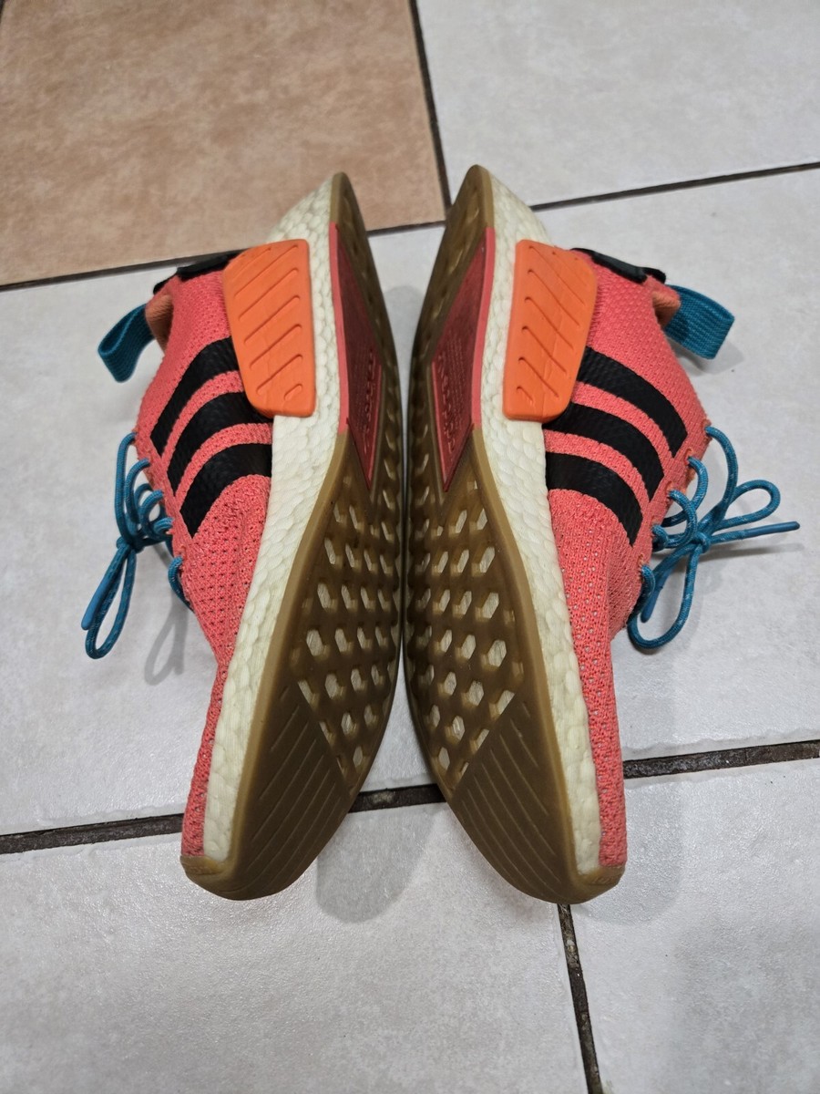 Adidas Mens NMD R2 Sneaker Sz 8.5 Summer Spice Orange  display picture 1