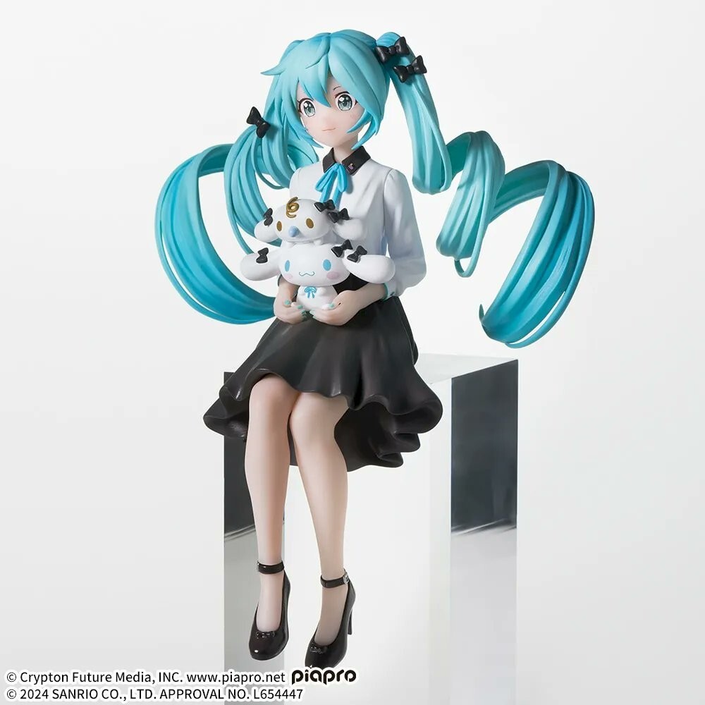 Hatsune Miku x Cinnamoroll Chokonose Premium Figure Osumashi