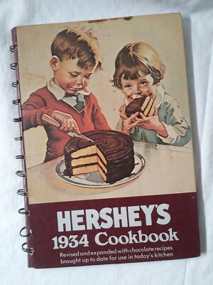 Hershey's ''1934'' Cookbook (Hershey Foods Corp., 1971) chocolate cookie cake pie