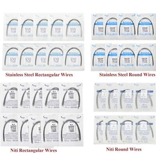 Dental Arch Wire Rectangular Super Elastic Niti/Stainless Steel/Thermal Activate