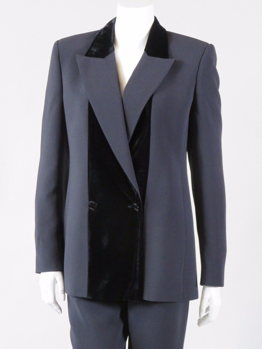 ジャケット VALENTINO WOOL AND SILK SHORT JACKET VALENTINO MISS V SILK WOOL BLEND & VELVET SUIT JACKET | eBay