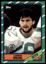 1986 Topps Lance Mehl . New York Jets #108