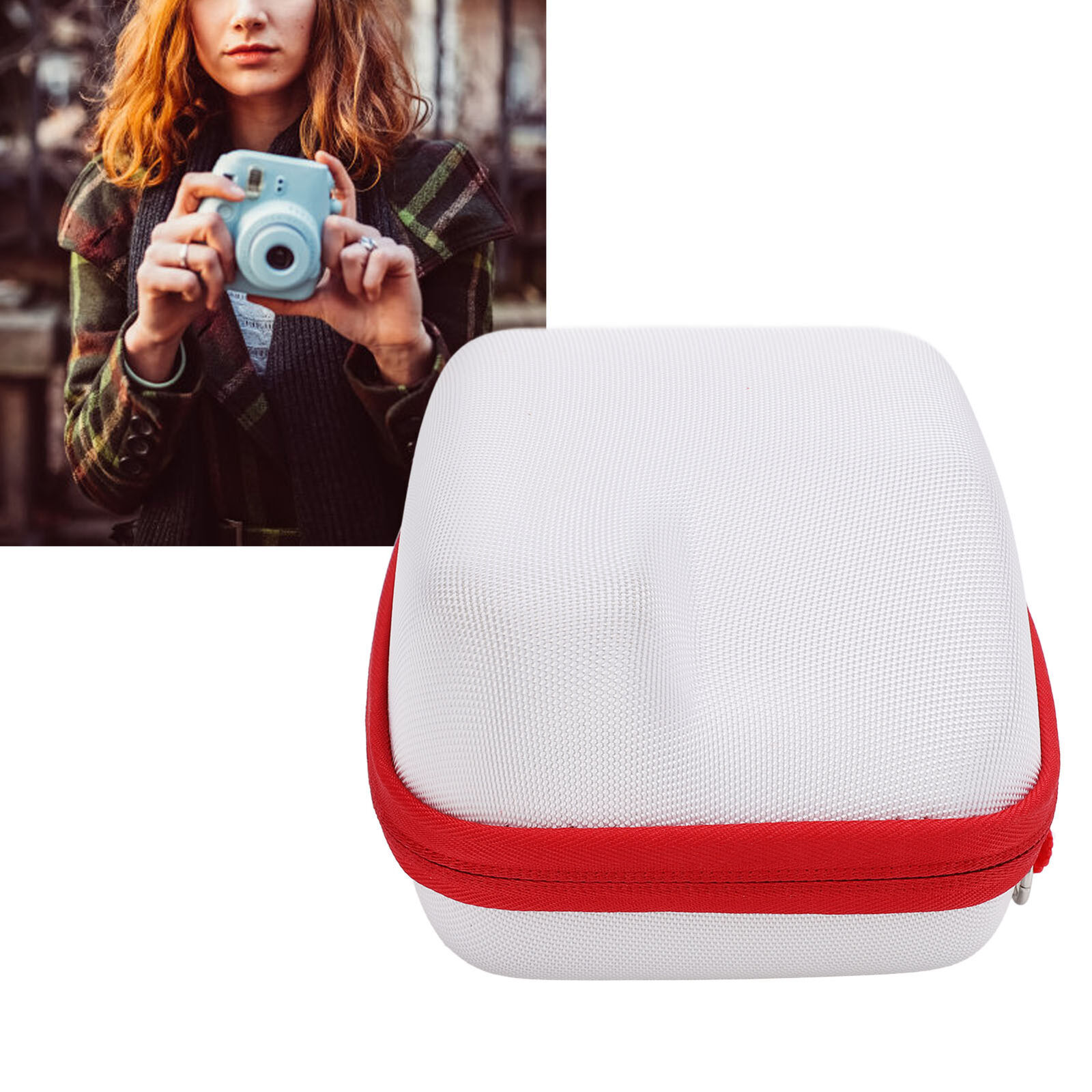 Instant Camera Hard Case EVA Velvet Shockproof Instant Film Camera Carrying Case-image