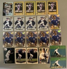 CARLOS BELTRAN BASEBALL ROOKIE/PROSPECT CARD LOT (21) NM 2 FREE GOLD LABEL 
