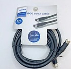 Philips 6 ft Audio/Video RG6 Coax Cable - Universal - Black