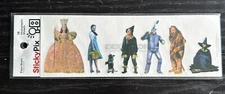 Vintage Paper House Sticky Pix WIZARD OF OZ Stickers Characters-Dorothy Witch