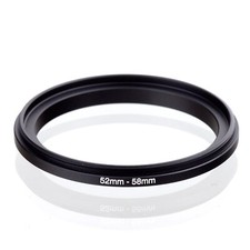 52mm-58mm 52mm to 58mm Male to Male Coupling Step Ring Adaptor 52-58 Dual Male