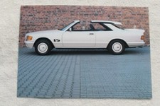 32B 670 1970er bb buchmann Mercedes 500 SEC hardtopconvertible Prospekt Brochure