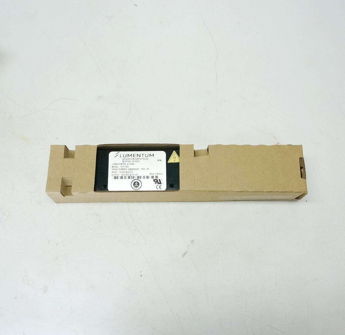 JDSU Uniphase 101T-1800 Lumentum HeNe Laser Power Supply P/N