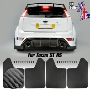 Uk Mudguards Mud Splash Flaps For Ford Focus St Rs Mk2 St225 Mk3 St250 Mk4 2 3 4 Ebay