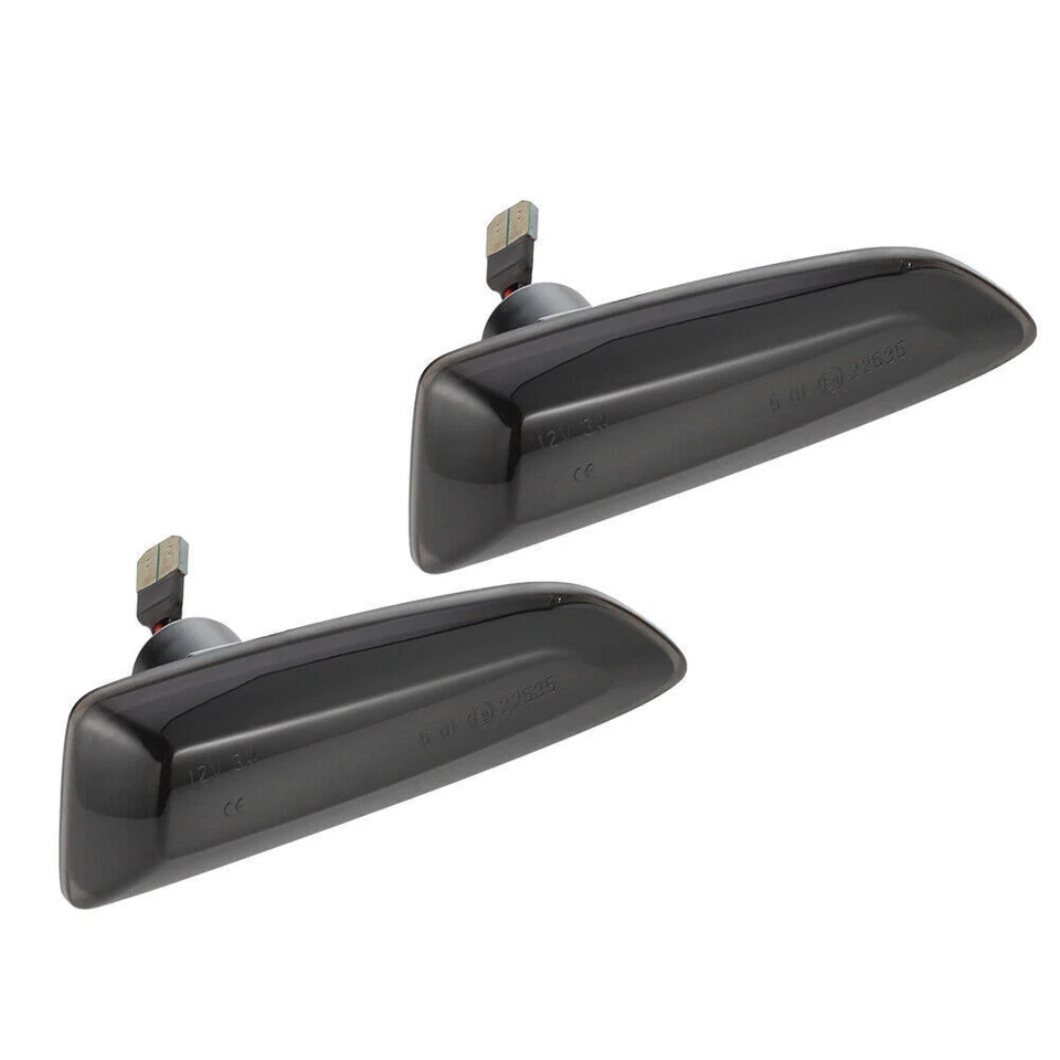 Dynamic Side Marker LED Turn Signal Indicator Blinker Lights For Opel Astra J K - Image 2 of 4