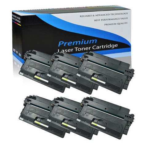 6 Pack High Yield CF214X Toner For HP LaserJet Enterprise 700 MFP M725dn M725z