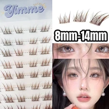 3 Packs of 10 Rows 8-14mm Upper Lash Cluster of Foxy (Chestnut color)