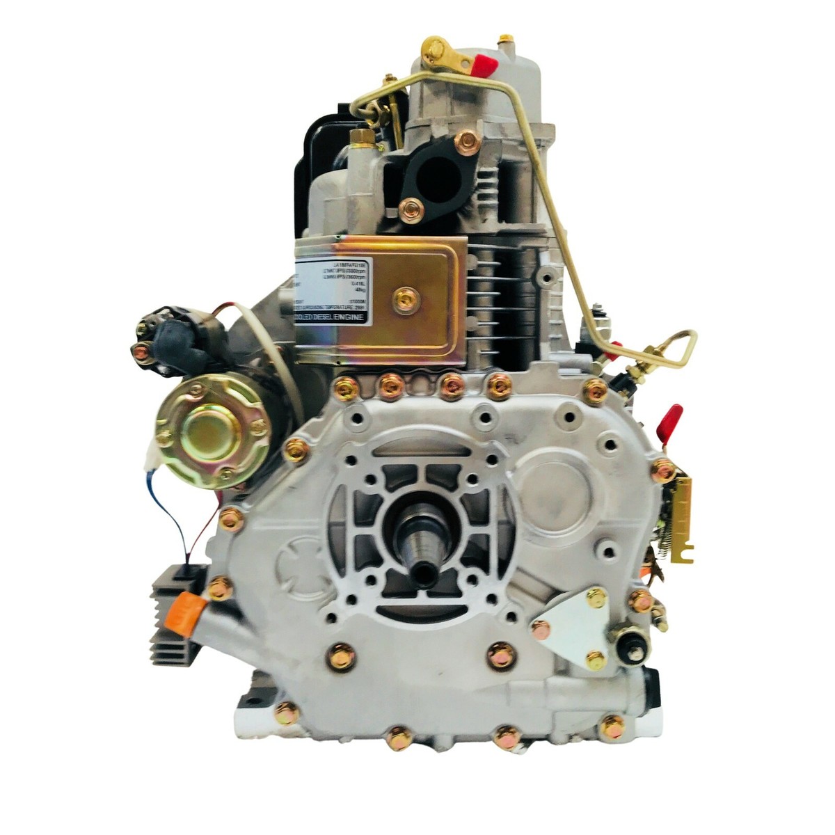 ALBERO MOTORE CILINDRICO 25,4mm TIPO YANMAR L100 E COMPATIBILI 186F - Foto 10