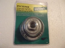 2107 WOLFCRAFT 2-3/4" CRIMPED WIRE CUP BRUSH