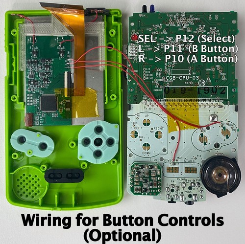 Gameboy Color IPS Backlight Kit NO SOLDER V3 - 8 Color Palettes for Game Boy GBC - Picture 8 of 13