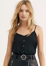 Free People Place For You Bodysuit BNWT's Size XS BLACK 58.00