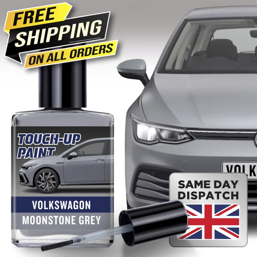 PAINT TOUCH UP PEN FOR VW LA7C Moonstone Grey 20ML REPAIR SCRATCH | UK