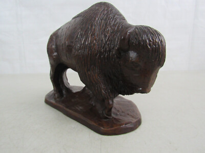 American Bison Buffalo Resin/Epoxy Figurine 8'' Length