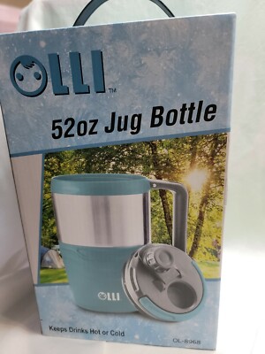 Olli 52 oz. Jug Bottle Hot or Cold Beverages Drink Drinks Water Holder Container