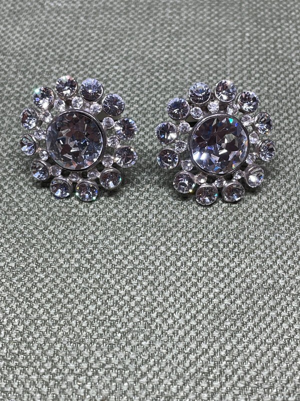 Vintage Christian Lacroix French Clip Earrings Signed