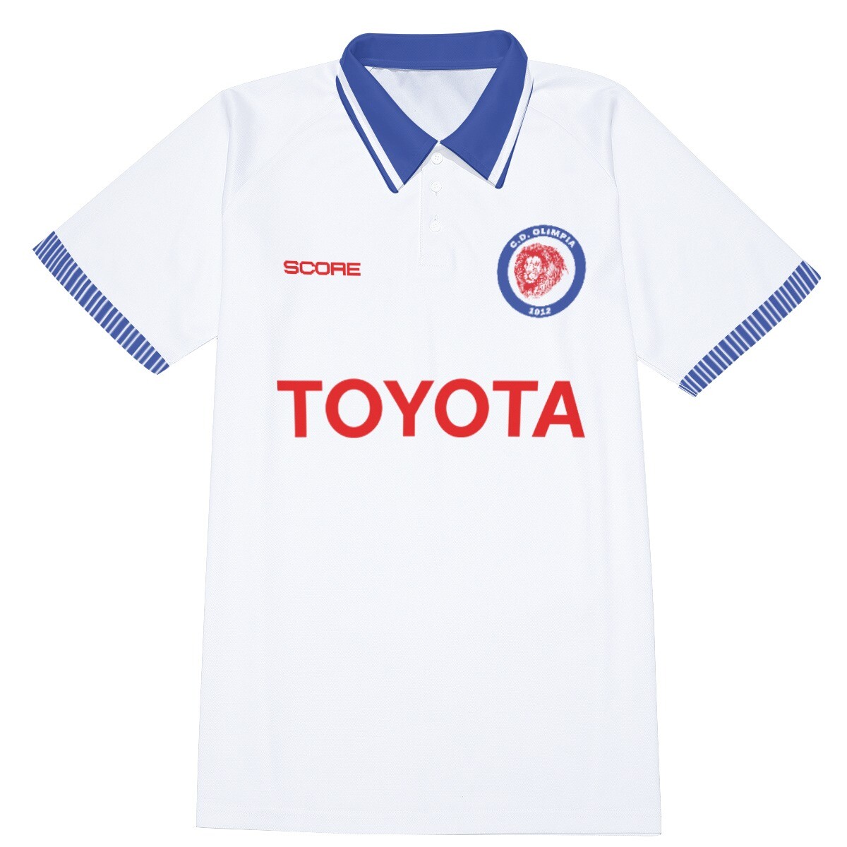 CD Olimpia - soccer jersey camisa Retro shirt, Honduras, 1992 home