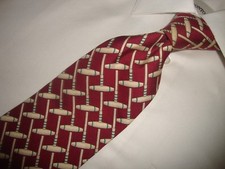 Gorgeous 57" POLO Ralph Lauren hand made in USA men's 100 silk tie.