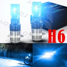 For Honda Rancher 350 400 Recon 250 LED P15D Headlight ICE BLUE Lights Kit