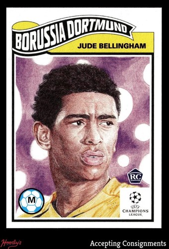 2020 Topps Living UEFA Champions League #234 Jude Bellingham RC ROOKIE /6050*