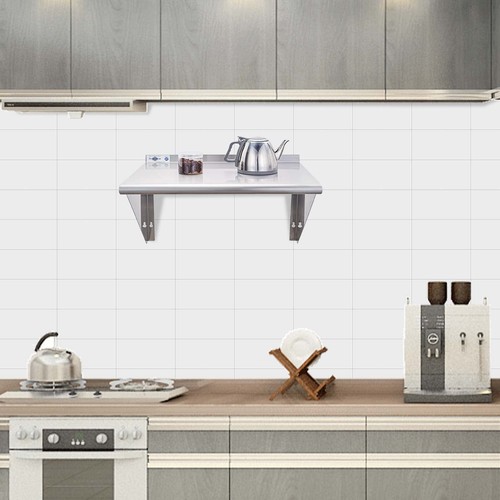 NSF Stainless Steel Shelf 14” x 24”, 250 lb Commercial Shelves Wall Mounted M... - Picture 7 of 7